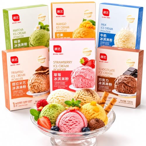 Kit mélange crème glacée taro et chocolat pour réussir ses glaces maison sans machine