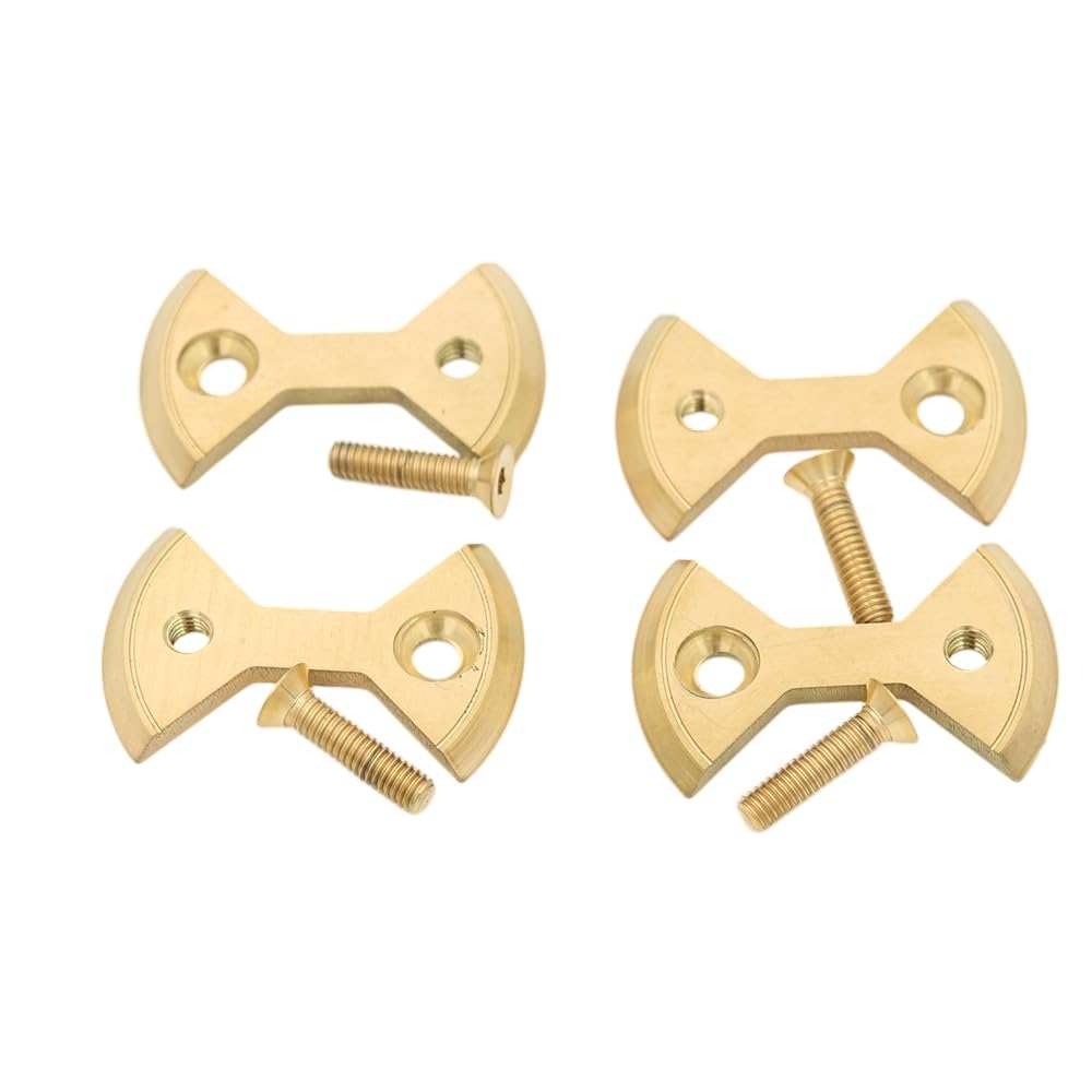 4PCS Titanium Bike Pedal Plate Cleats for SpeedPlay Zero &Light Action Bicycle Replace Parts Tiremet (golden)