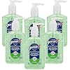Germ-X Advanced Hand Sanitizer with Aloe and Vitamin E, 8 Fl Oz (Pack of 6), Less Drying Moisturizing Gel, No Rinse Formula, Pump Bottle