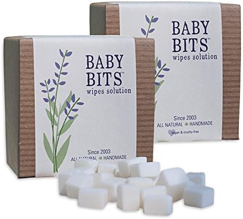 Baby Bits Wipes Solution, 2 Pack - Makes 2,000 Natural Wipes Size: 2 Pack Model: (Newborn, Child, Infant)