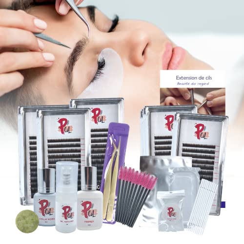 Kit extension de cils Pigment'cil pour éviter les paquets avec sa colle 3-5s
