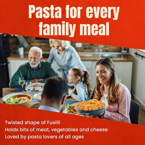 Image of San Remo Fusilli Pasta 500g | | High Protein & Fibre | Vegetarian | Quick Cooking| Non-Sticky | Authentic Italian Taste (Pack of 2)