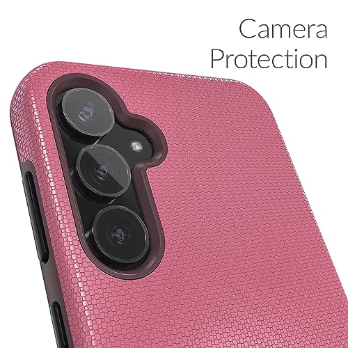 Image of Crave for Samsung Galaxy S23 FE Case, Shockproof Protection Dual Layer Case for Samsung Galaxy S23 FE (6.4 inch) - Berry