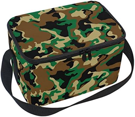Knosis College Lunch Bag / Camo ランチ　トート Amazon.com: Naanle Camo Camouflage Insulated Canvas Zipper