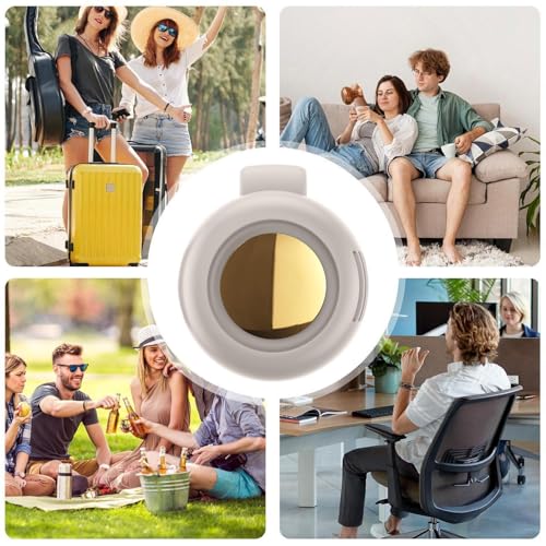 Ventilador personal con pinza para cinturón de 3 velocidades ajustable 6