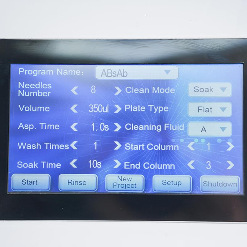 High Speed 96 Well Elisa Microplate Plate Washer Machine