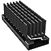 Archgon SSD Heatsink M.2 2280 NVMe SSD Aluminium Heatsink Cooler with Thermal Pads for PCIE NVMe M.2 SSD, SATA M.2 SSD (Black HS-0130)