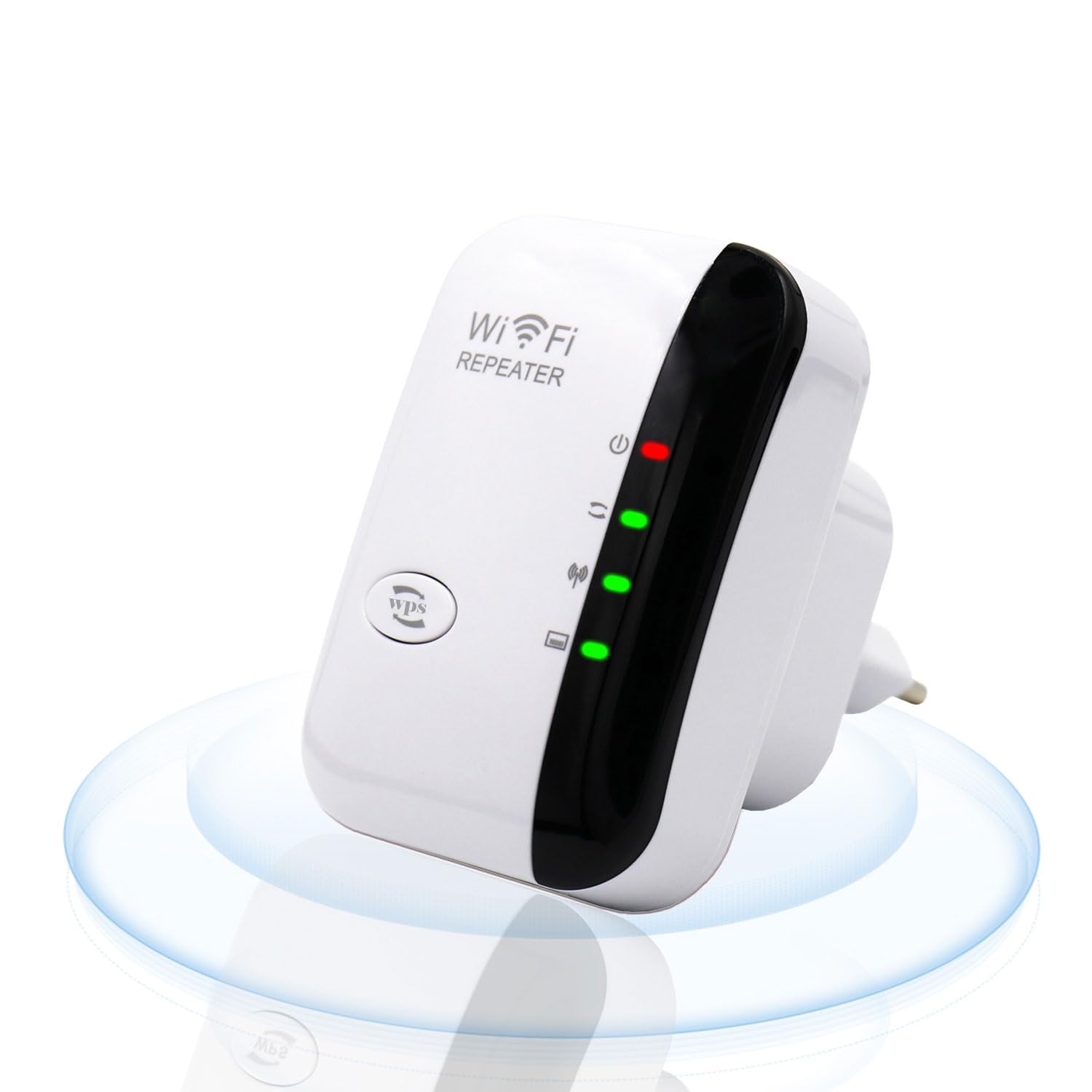 2026 Latest WiFi Extender-Booster-Repeater – 4200 Sq.ft, 45+ Devices, Gigabit Ethernet Port, One-Click Setup, Home Signal Amplifier, UK Plug