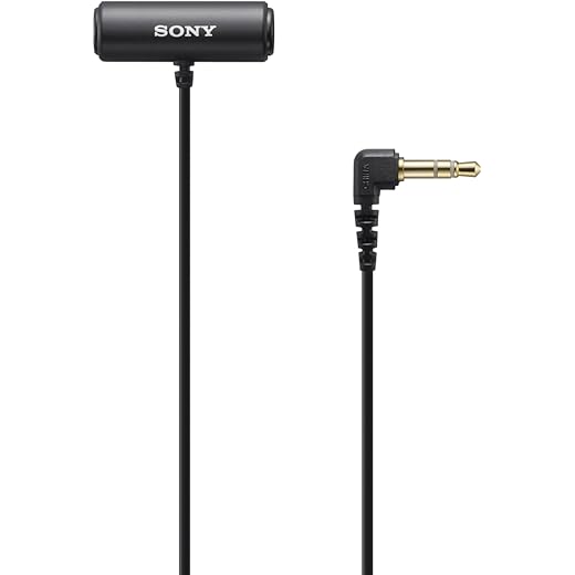Sony Lavalier Microphone ECM-LV1 - Black