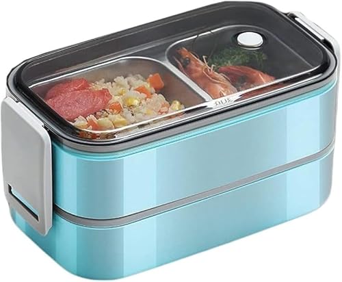 弁当箱 大容量二段 お弁当箱 おべんとう箱 ランチボックス 漏れ防止 おしゃれ 軽量 お弁当箱 ステンレス