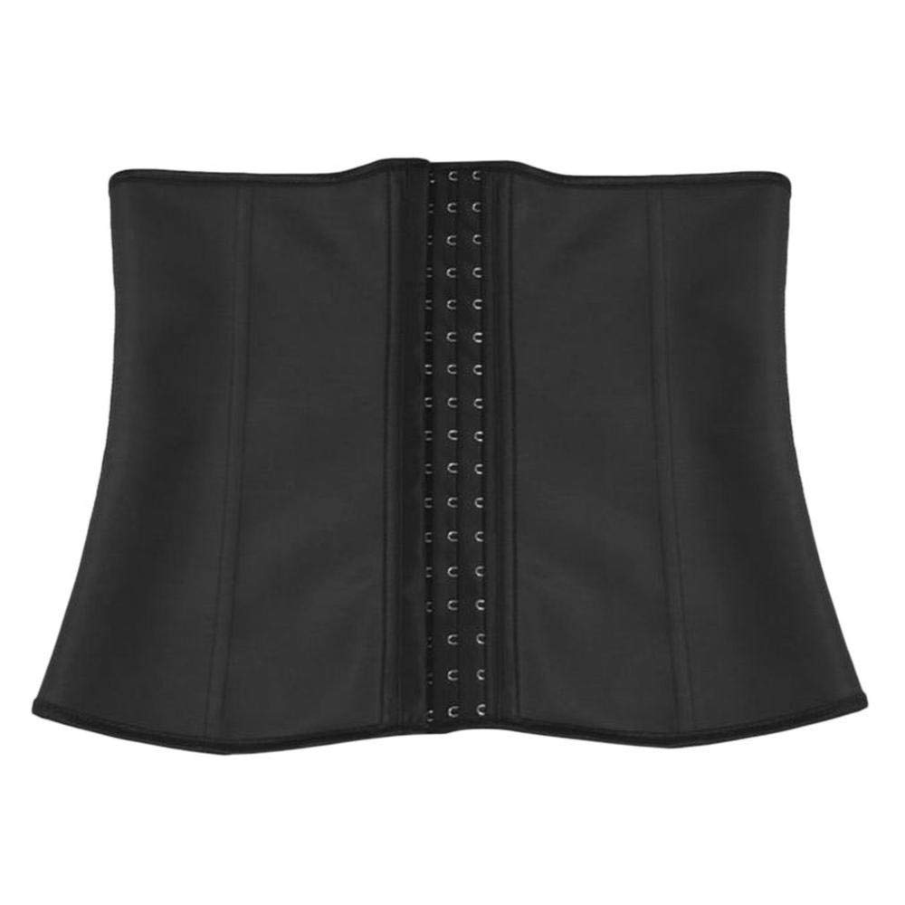 GenericWorldCare® Women Slimming Corset Trainer Cincher 9 Steels Female Beauty Body Belly Band Underbust Constrol Body Shaper Rubber Color Black Size M173295 | Pack of 1