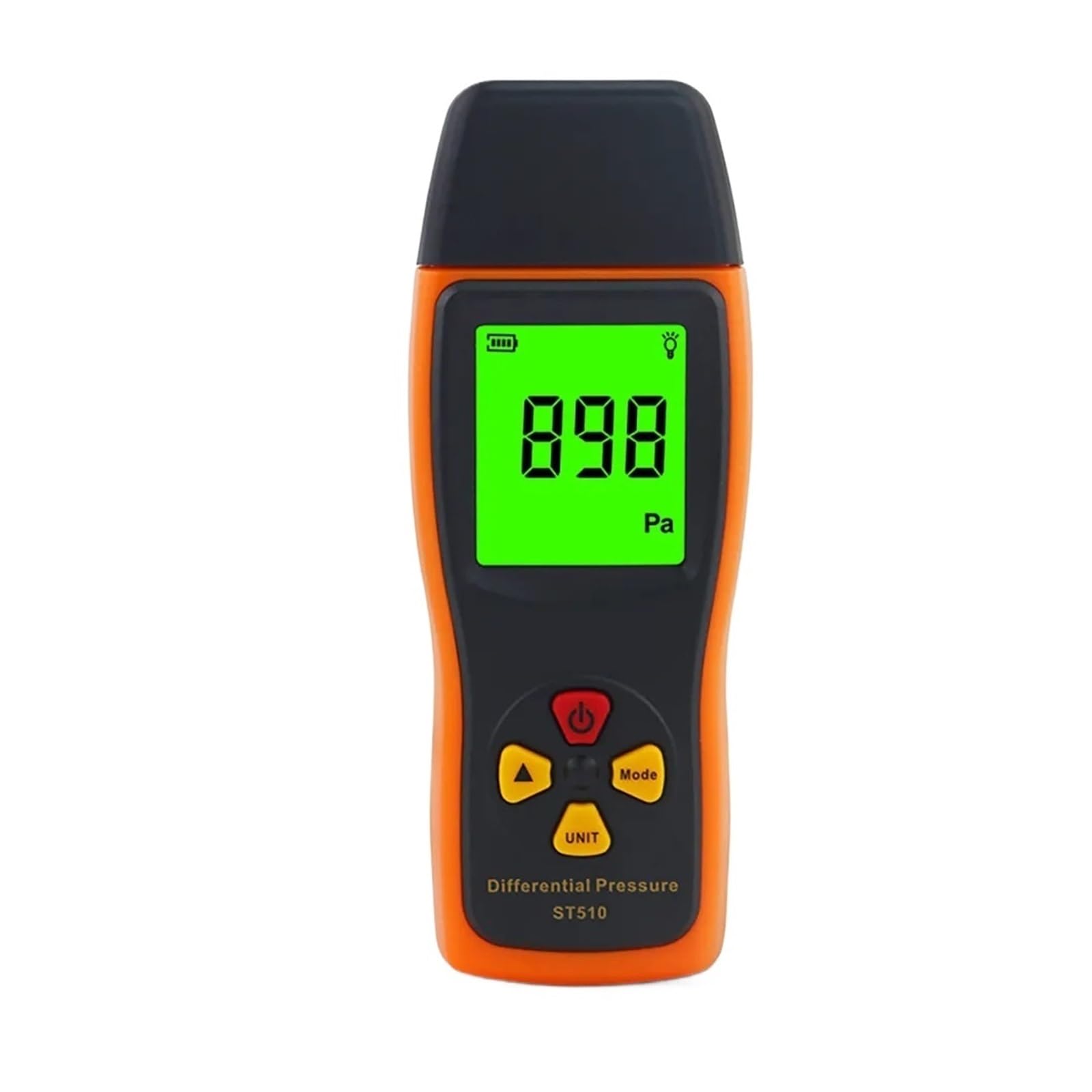 Manometro Pressione Acqua, Tester for manometri differenziali a Doppia Porta Digitale ad Alta precisione 0-100 HPa/0-45,15 Pollici per Aria Acqua Olio Gas