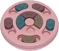 Brinquedo Pet Comedouro Interativo Redondo para Cães e Gatos