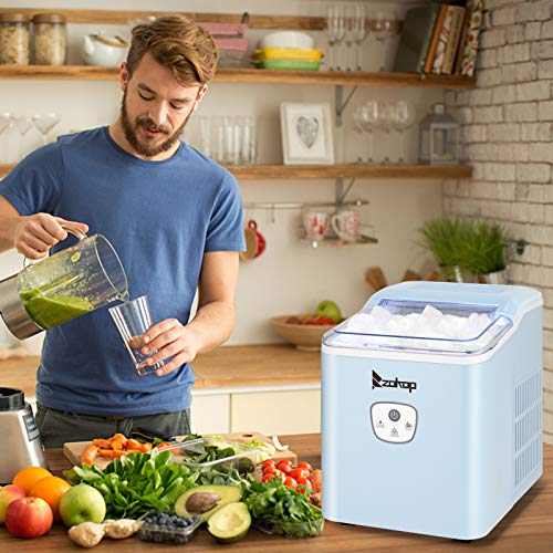 Fabricadora de hielo portátil para uso doméstico 26 lbs miniatura 6