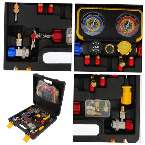 Kit de Manómetros Universal R410A/R32 para Aplicaciones de Refrigeración, Herramienta de Diagnóstico miniatura 6