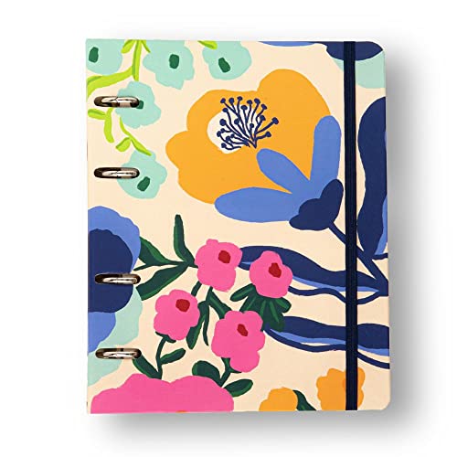 Caderno Criativo Argolado Office Duo Pólen Pautado & Pontado A5 Flores Off White, Cicero 1 51g9nXzcvAL