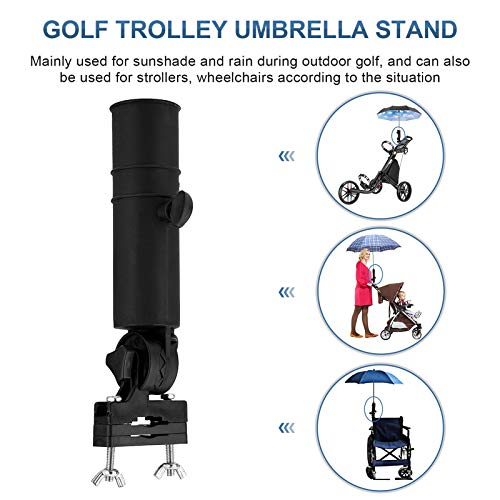 Alomejor Trolley Umbrella Holder Cart Umbrella Holder Attachment Cart Accessories For Trolley Cart - Image 2