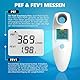 Peak Flow Meter, Kein Bluetooth, für Erwachsene und Kinder zur Überwachung der Lungenfunktion, LCD, Digitales Spirometer für Asthma, COPD, PEF & FEV1, Risikoanzeige, Tagebuch Formular