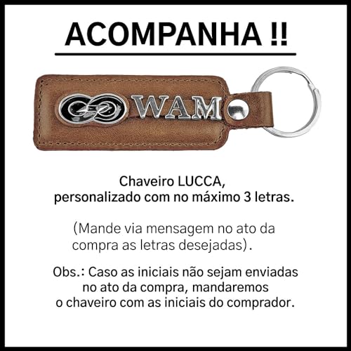 Kit Bolsa Cachaça Pescara em Couro Galvani (Madeira)