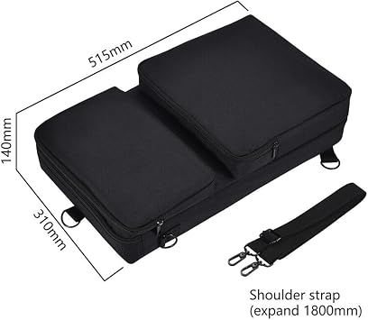 Meijunter DJ Controller Storage Case for Pioneer DDJ-400/DDJ-FLX4/DDJ-SB3