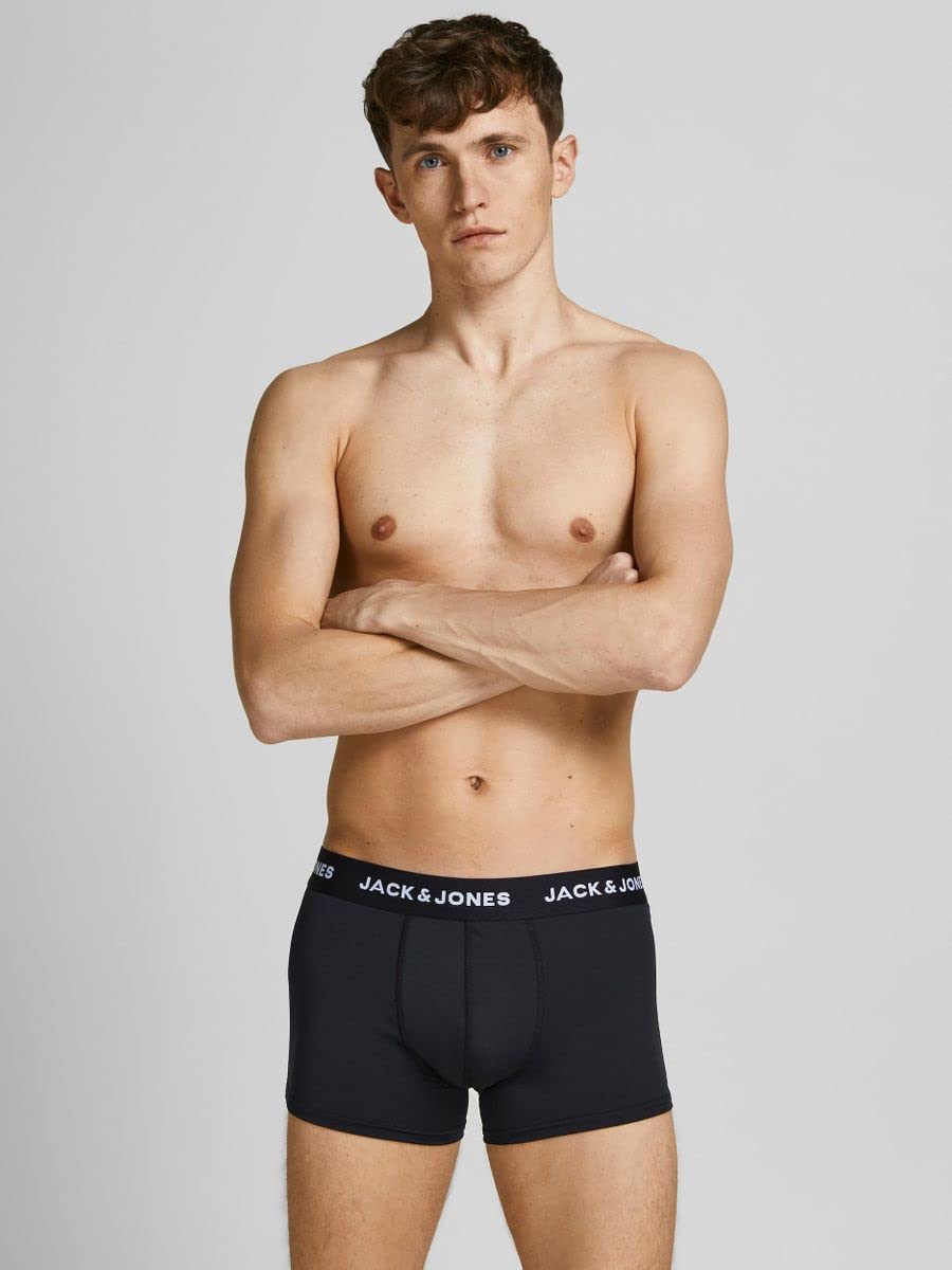 Jack & Jones Jacbase Microfiber Trunks 3-Pack Noos Caleon Boxeur Homme (Lot de 3)