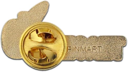 PinMart Teacher Red Apple Appreciation Gift Recognition Lapel Pin 1-1/4" – 1 Piece