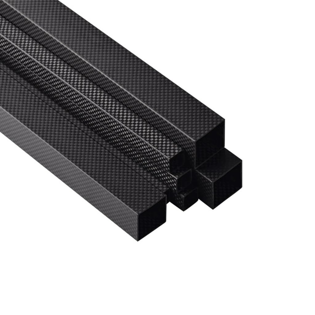 1 Stks Lengte 1000mm Full Carbon Fiber Hoge Sterkte 3 K Rechthoekige Vierkante Buis Plain Glossy, For Medische Apparatuur Pure Carbon Fiber Buizen (Size : 18x18x16x1000mm
