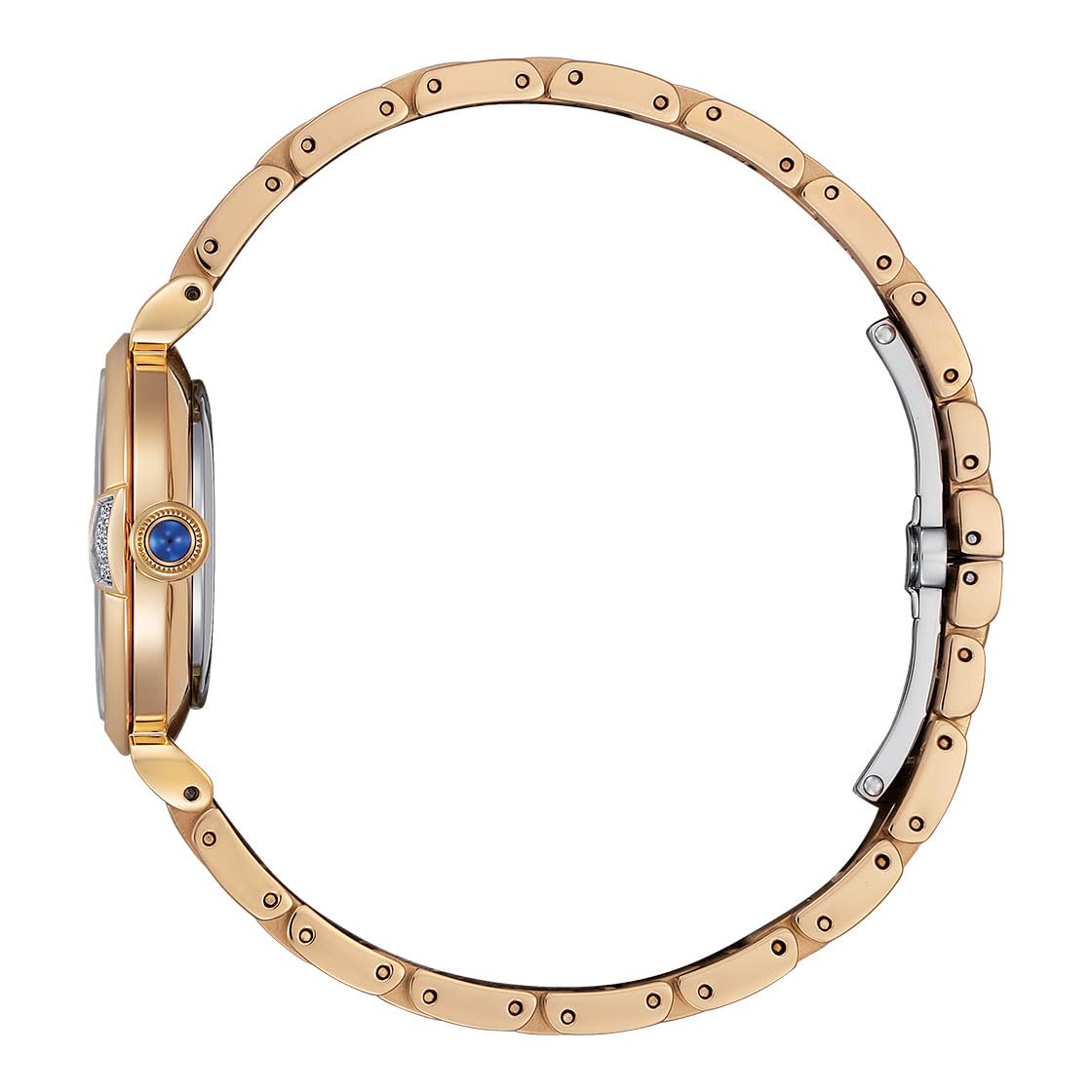 Citizen Damenuhr Edelstahl, Perlmutt Weiß, 29.5 mm, EM1063-89D