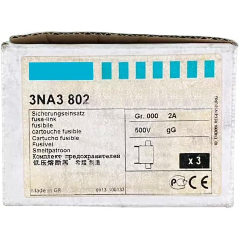 3NA3802 Évitez les surcharges fusible NH000 2A neuf scellé garanti