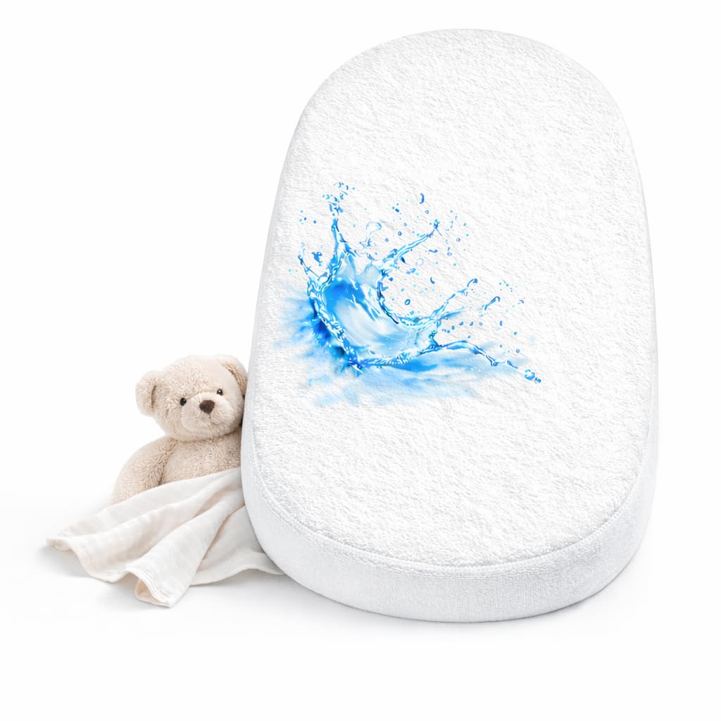 Lovely Hippo Matratzenschoner, wasserdicht, für Babytragetasche (40 x 80 cm)