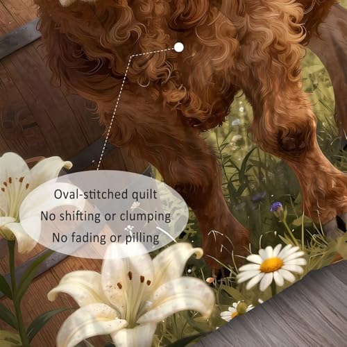 Image of Highland Cow Comforter Set Full Size Wildlife Farmhouse Cow Bedding Sets for Girls Boys Kids Adults Bedroom Decor 3D Kawaii Flower Animal Quilt 1 Comforter 2 Pillowcases