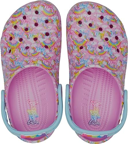 Crocs Classic Lisa Frank Clogs, Kids and Toddler Shoes, Taffy Pink, 2 US Unisex Little | Image 3