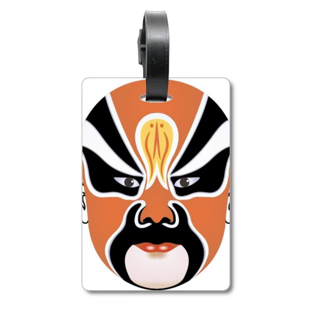Masque d'opéra de Peking étiquette d'identification valise - 5