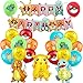24pcs Decorazione di Compleanno Palloncino, Decorazioni Festa Compleanno, Tema Anime per Bambini Decorazion, Addobbi per Feste di Compleanno, per Feste per Bambini per Decorazioni