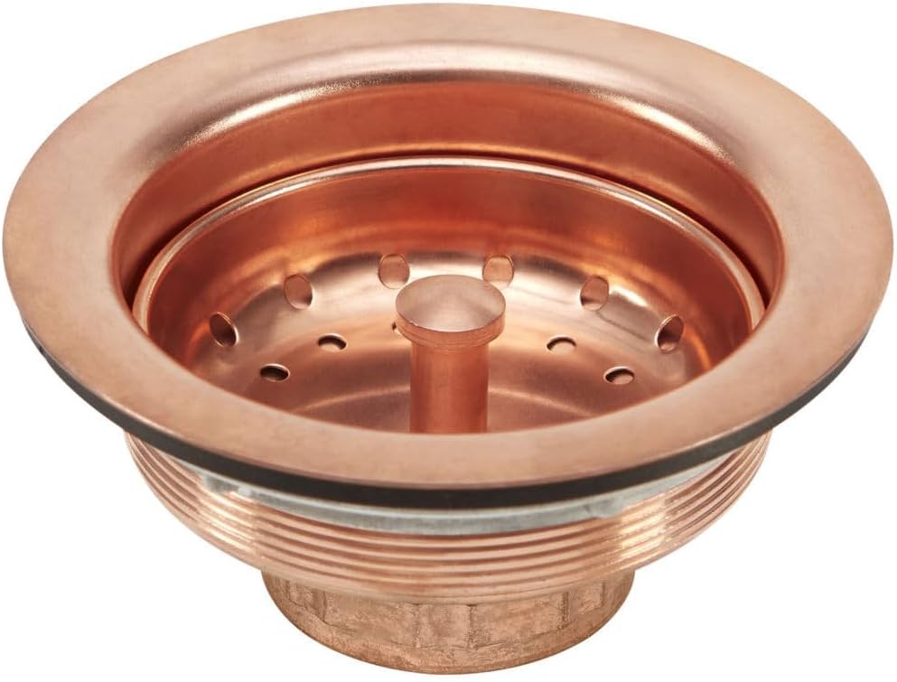 Thompson Traders - 3.5" Basket Strainer for Kitchen/Bar/Prep Sinks, Finish: Brushed Nickel