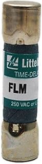 LITTELFUSE FLM-3 SUPPLEMENTARY Fuse, 600 VDC, 250 VAC, 3 AMP, FLM Series, Midget, TIME DELAY