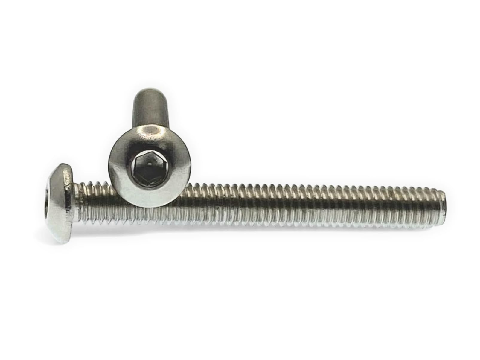 Rubigo M4 Bolts, M4 x 35mm Hex Socket Button Head Machine Bolts