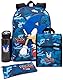 SONIC The Hedgehog Rucksack Set Kinder 4 Stück Camo Lunchbox Wasserflasche