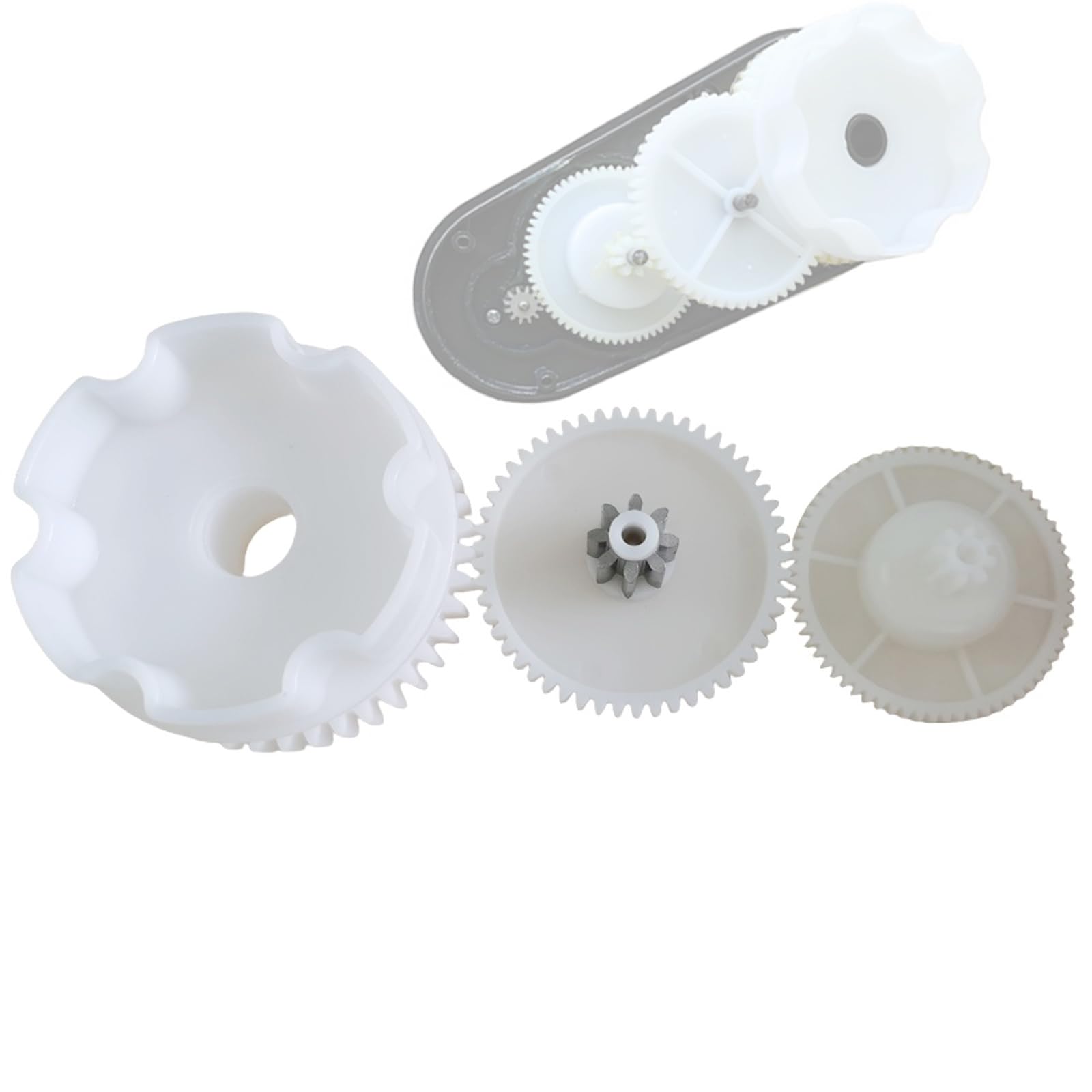 LANYINDI Electric Car Plastic Gearbox Motor Gears,RS390 Gearbox Replacement Parts for Ride On Cars Gearbox Reduction Gear Accessories(RS390-B Full)