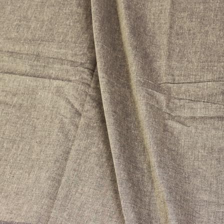 qashida Handloom Cotton Solid Shirt Fabric ? 2.5 Meters | Premium, Soft & Breathable, Grey-picture-26