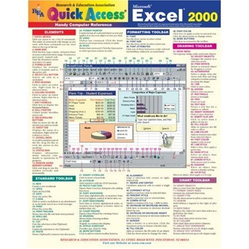 Microsoft Excel 2000 Quick Access (Quick Access Reference Charts): The ...
