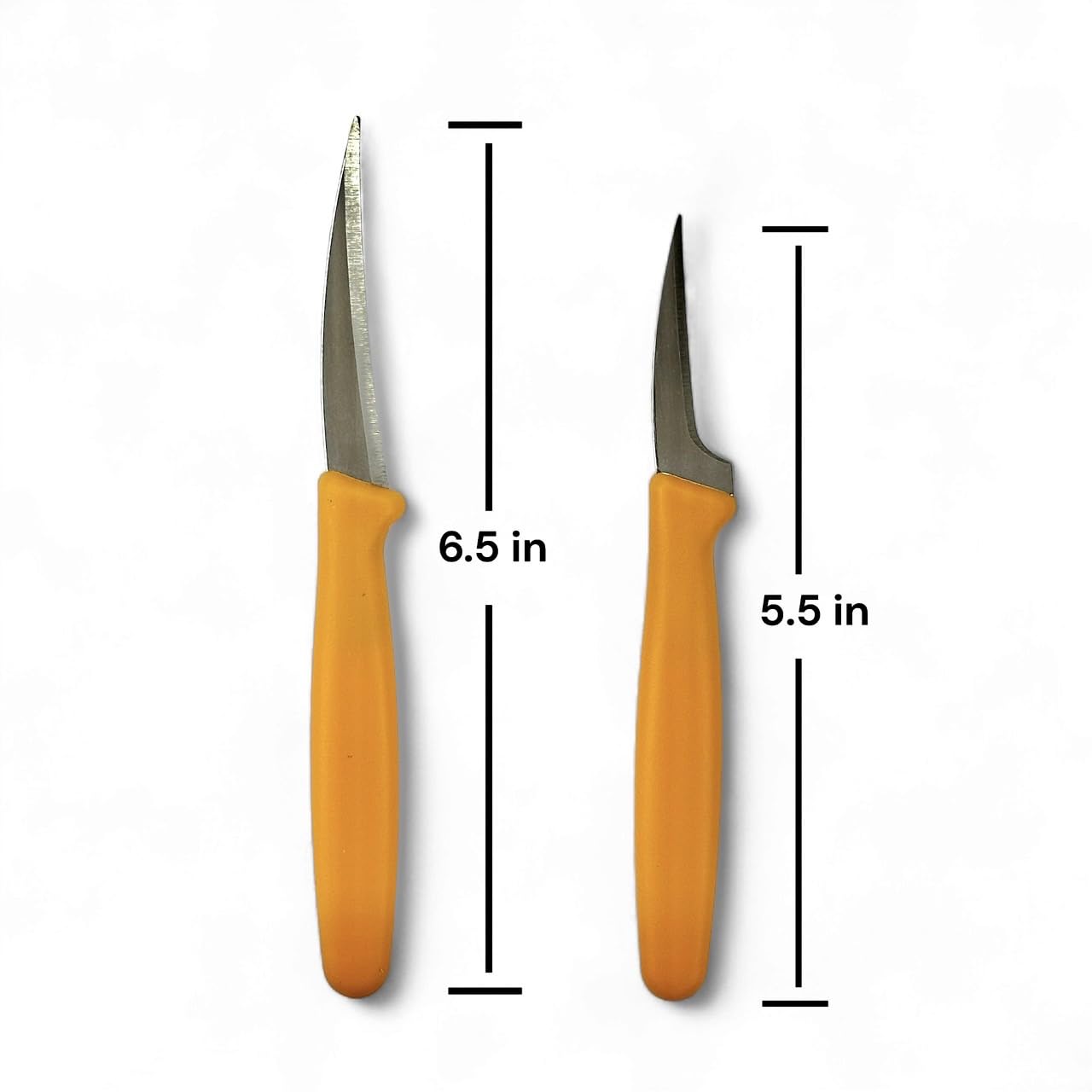 2 Pcs Set of Fruit Carving Knives Fruit and Vegetable Carving Knife Thai Food Art Engraving Tool 2 Inches Blade