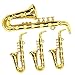 Saxophone Miniature 4pcs Doll House Miniature Musical Instruments Decoration Instrument Model Plastic Sax Model Mini Musical Instruments