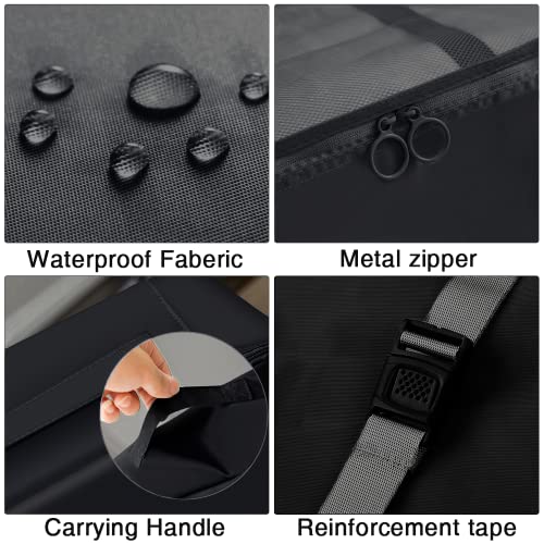 Blibly Packing Cubes For Suitcase, 9 Pcs Lightweight Travel Luggage Organizers Set, Waterproof Luggage Packing Cubes For Travel Accessories(Black) #TOP4