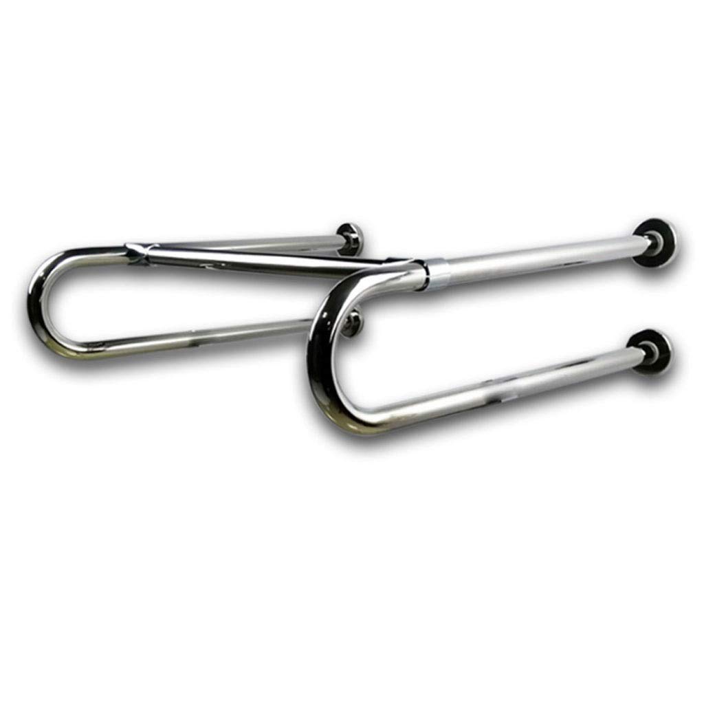 Fkxsxaz Bathroom Grab Bars Bath Grab Bar With,Stainless Steel Washroom Toilet Disabled Children Pregnant Woman Safety Accessibility Handle (Size : Without Feet)