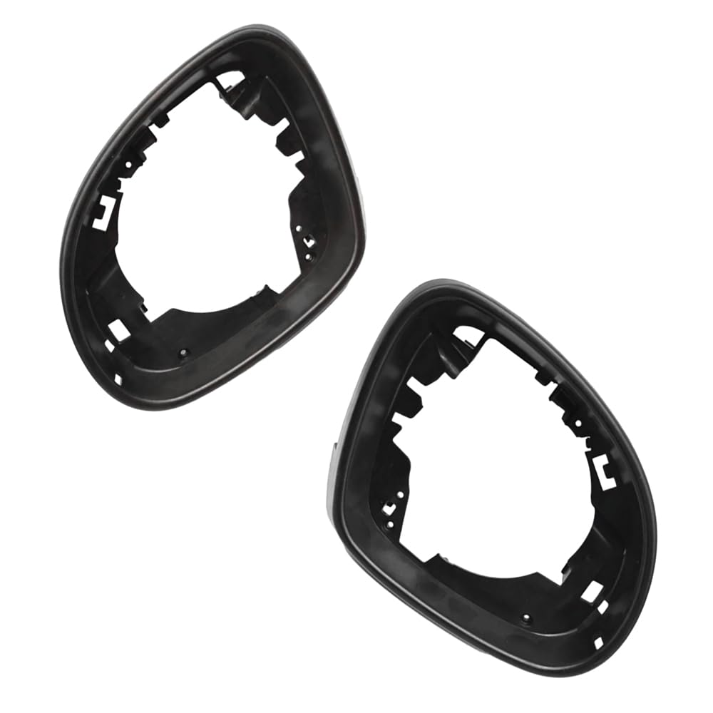 Cadre de boîtier de rétroviseur de voiture Baceyong Cadre de boîtier de rétroviseur latéral de voiture Garniture de support de rétroviseur adaptée pour V/*W TI/G*UAN 2009-2017 Sharan 2012-2018