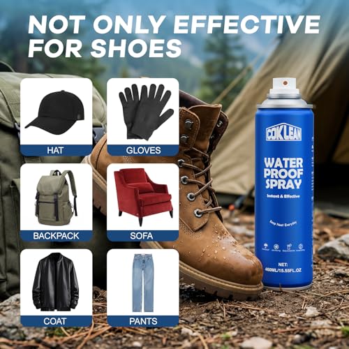 Image of Shoe Waterproof Spray, Rain&Stain Nano Repellent for Suede,15.55 OZ