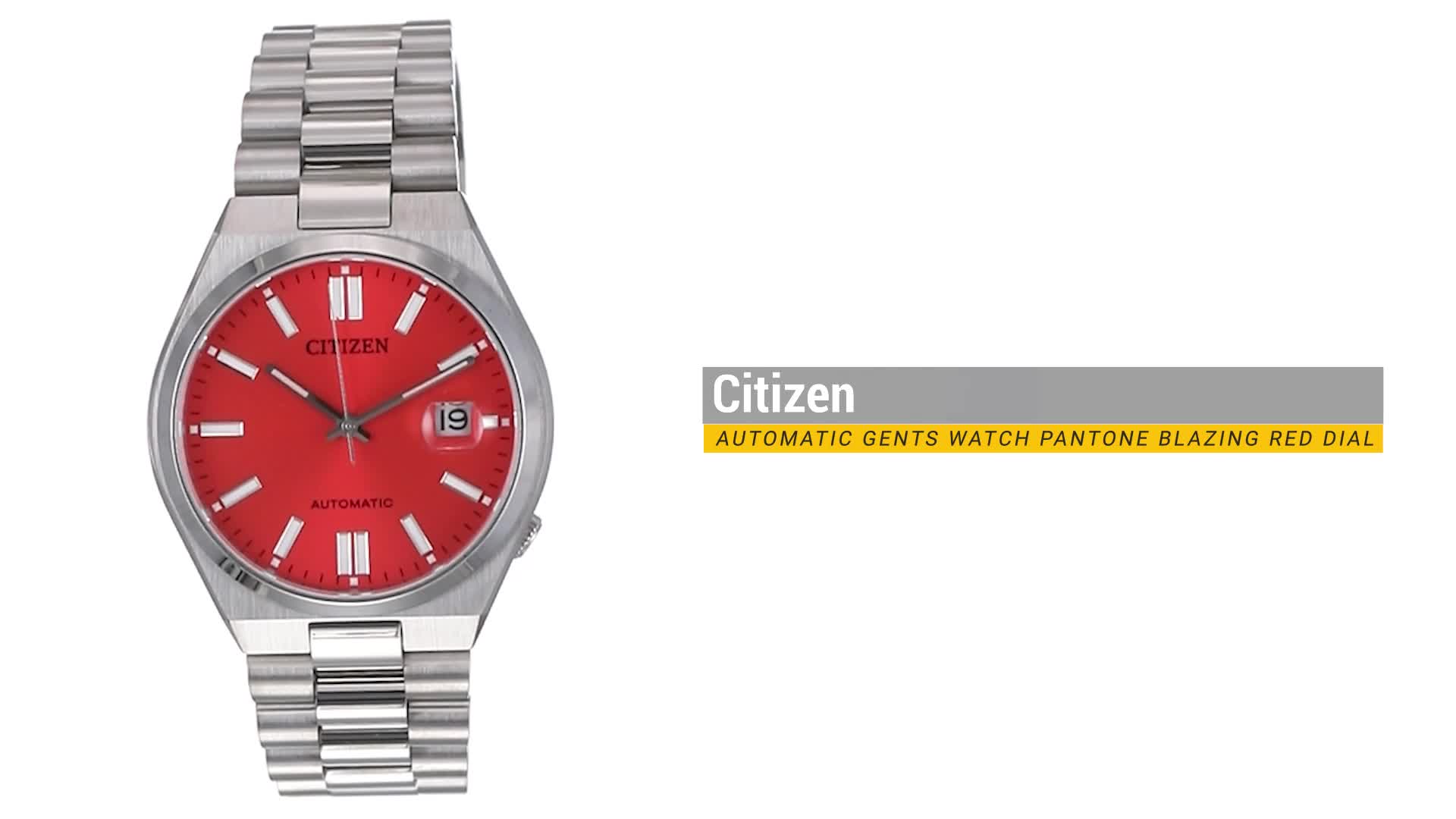 Buy Citizen Automatic Gents Watch Pantone Blazing RED DIAL Buy Citizen Automatic Gents Watch Pantone Blazing RED DIAL