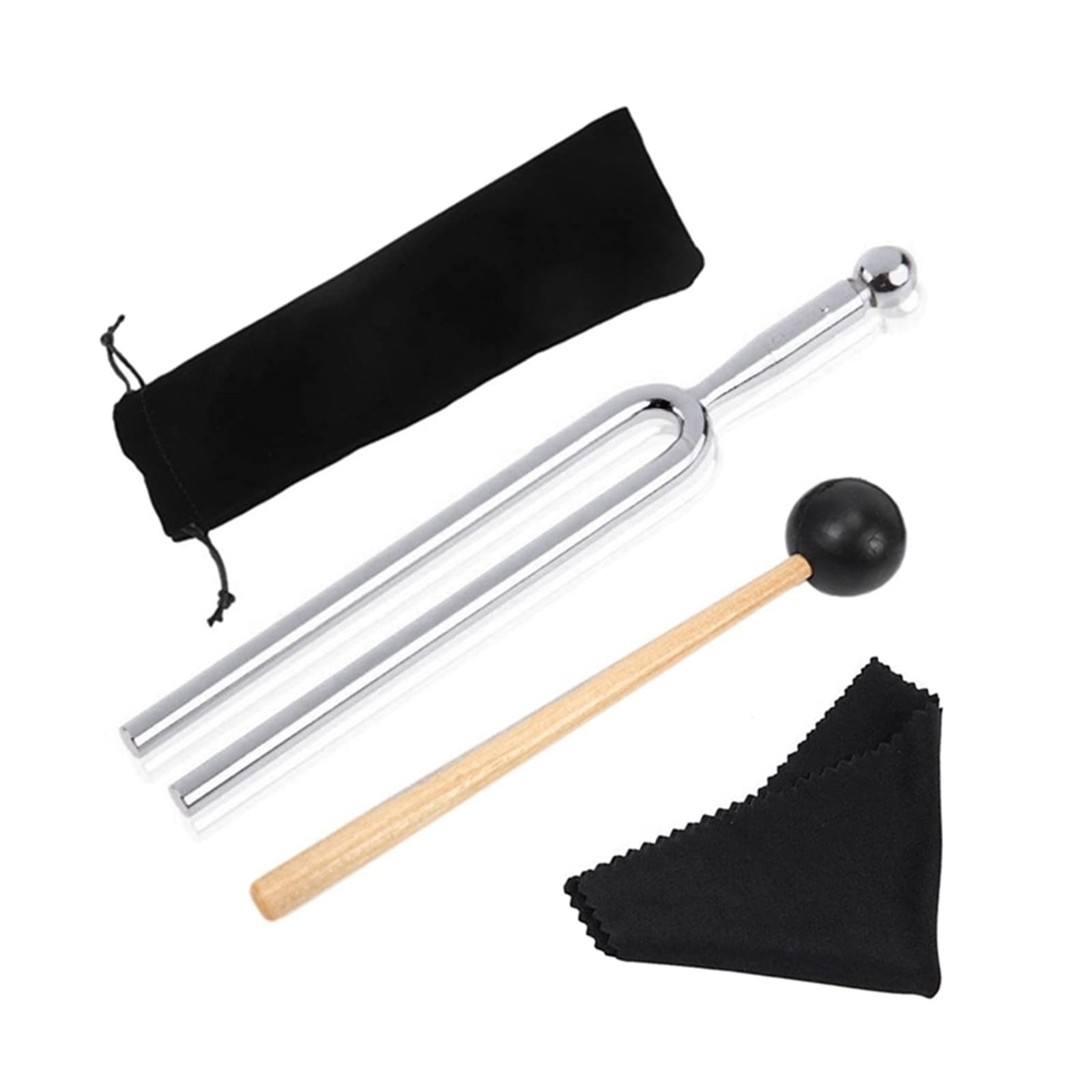 Tuning Fork Standard A 440Hz Tone Tunning Musical Strument for Violin Guitar Tuner Fork Guitar Parte (Color : White)