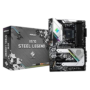 Placa mãe ASRock X570 Steel Legend (AM4/DDR4/HDMI/DisplayPort/M.2/CrossFire/RGB Sync/12x USB 3.2) - X570 Steel Legend